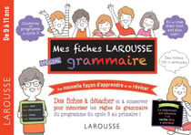 Mes fiches Larousse spécial grammaire