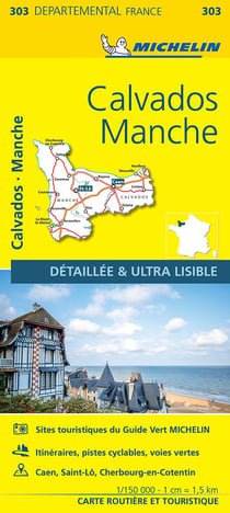 Cartes départementales n.303 : Calvados, Manche