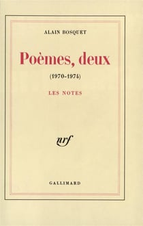 Poemes, deux - (1970-1974)