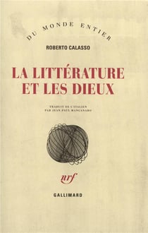 La litterature et les dieux