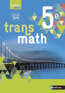 Transmath : 5ème - livre de l'élève - format compact