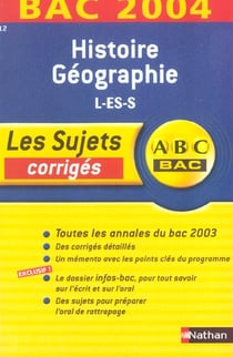 Bac 2003/2004 histoire/geo l-es-s corriges n12