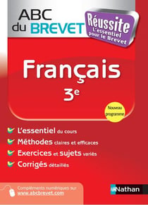 ABC du brevet réussite Tome 37 : français - 3e