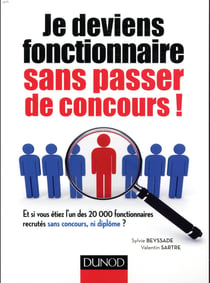 Je deviens fonctionnaire sans passer de concours
