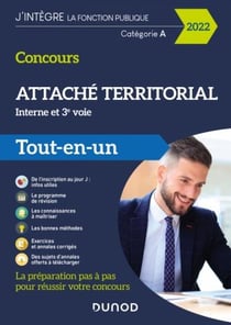 Concours attaché territorial - interne et 3e voie, catégorie A - tout-en-un (édition 2022)