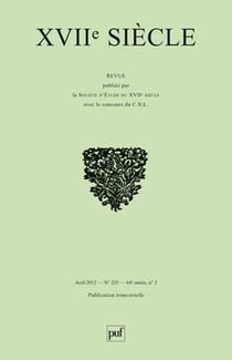 Revue XVIIe siècle n.255