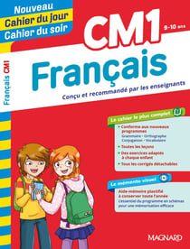 Cahier du jour / cahier du soir : français - CM1