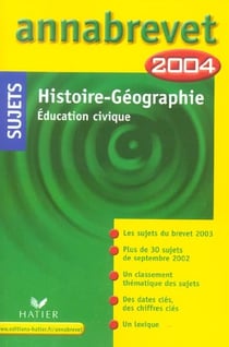Histoire-geographie-education civique 3eme (edition 2004)