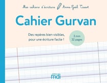 Cahier Gurvan : mes cahiers d'écriture - 3 mm (édition 2020)