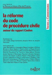 La réforme du code de procédure civile autour du rapport Coulon