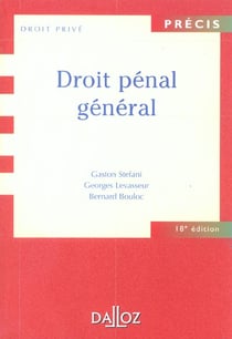 Droit penal general (18e edition)
