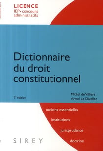 Dictionnaire droit constitutionnel (7e édition)