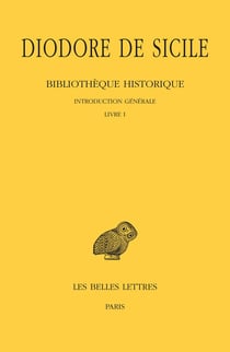 Bibliotheque historique Tome 1 - introduction générale, livre 1