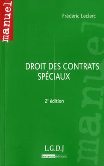 Droit Des Contrats Speciaux.