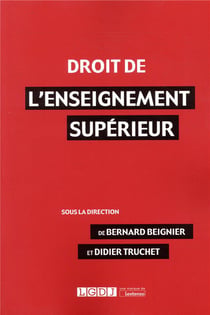 Droit de l'enseignement supérieur