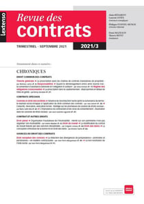 Revue des contrats n.3