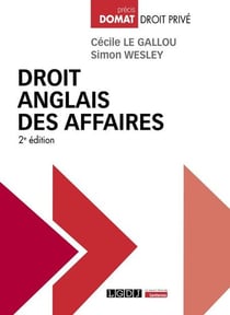 Droit anglais des affaires (2e édition)