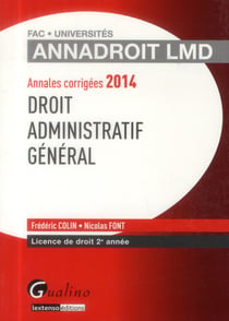 Annales corrigees 2014 - droit administratif