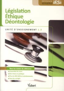 UE 1.3 législation, éthique, déontologie