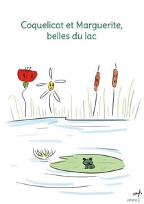 Coquelicot et marguerite, belles du lac