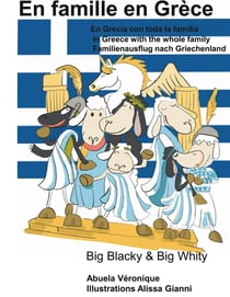 En famille en grece - big blacky & big whity - illustrations, couleur