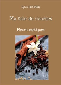 Ma liste de course - fleurs exotiques - illustrations, couleur