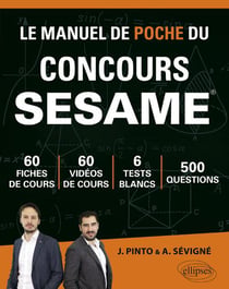 Le manuel de poche du concours sesame