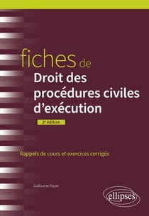 Fiches de droit des procédures civiles d'exécution
