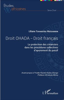 Droit ohada droit francais la protection des creanciers dans les procedures collectives d'apurement