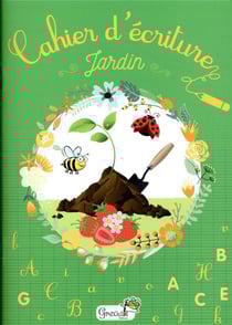 Cahier d'écriture - jardin