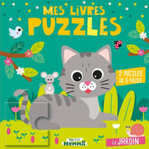 Mon p'tit Hemma : mes livres puzzles : le jardin