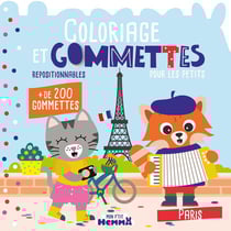 Mon P'tit Hemma - Coloriage et gommettes pour les petits - Paris - + de 200 gommettes repositionnables