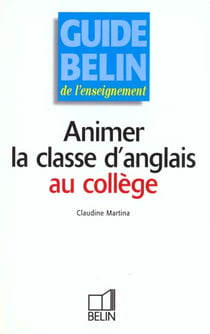 Animer la classe d'anglais au collège