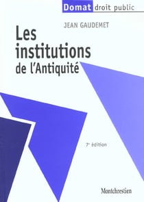 Institutions de l'antiquite