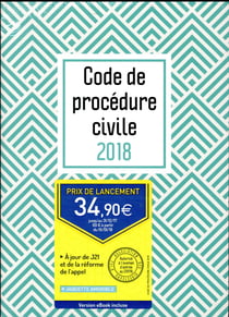 Code de procédure civile (édition 2018)