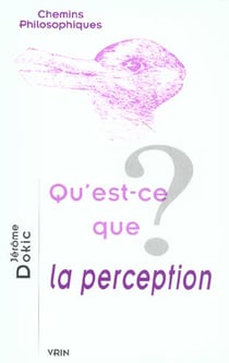 Qu'est-ce que la perception ?