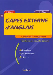 Capes externe d'anglais - 3e edition
