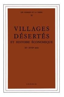 Villages désertés et histoire économique, 11e-18e siècles