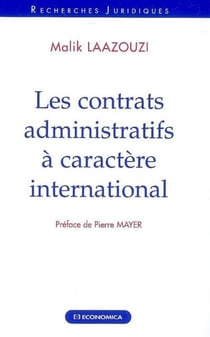 Les  contrats administratifs à caractère internation