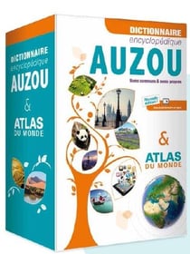 Coffret dictionnaire encyclopédique auzou + atlas du monde
