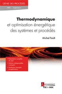 Thermodynamique et optimisation énergétique des systèmes et procédés (3e édition)