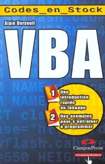 Codes en stock vba