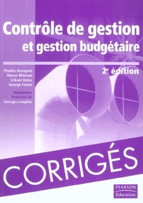 Controle de gestion et gestion budgetaire - corriges