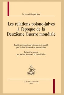 Les relations polono-juives a l'époque de la deuxième guerre mondiale