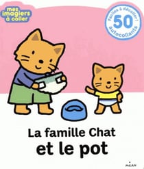 La famille chat et le pot