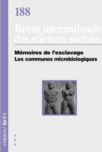 Revue riss n.188 - mémoires de l'esclavage