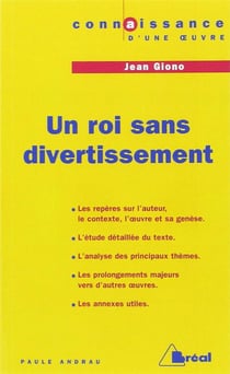 Un roi sans divertissement, de Jean Giono