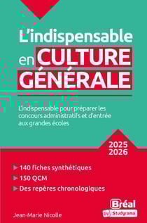 L'indispensable en culture générale (édition 2025/2026)