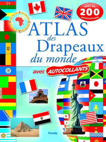 Atlas des drapeaux du monde avec autocollants