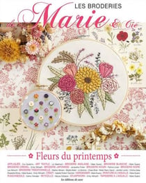 Les broderies de Marie & Cie n.14 : fleurs du printemps
